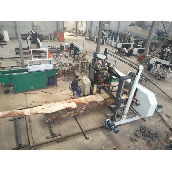 Automatic Sawmill for Large Logs, Horizontal Band Saw Mill Heavy Duty Machine