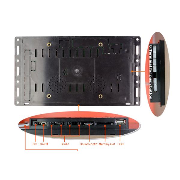 Open Frame Wall Type Retail LCD Screens 5ms Response Time With Long Life