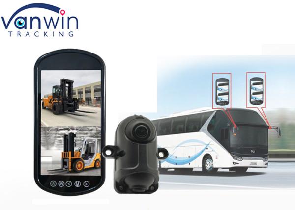 Quality 7 Inch 2 Splits TFT Car Monitor With DVR VGA HDMI Recording System for sale