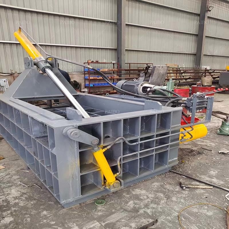 Machine Weight 5000kg Waste Metal Baler Aluminum Cans Scrap Metal Press Baler Machine