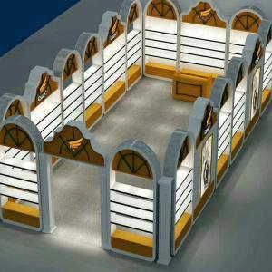 China Bulk Dry Bakery Display Case , Wooden Display Cabinet Secure Big Capacity on sale