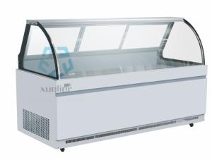 China Dual Temperature Commercial Deli Refrigerator Painted Steel 220V wholesale