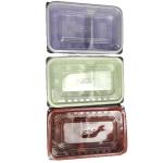 1000ml Rectangular Single Compartments Disposable Microwavable Takeaway Food