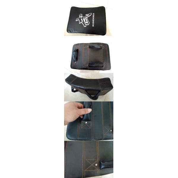 pu black red taekwondo kicking target, shield pad, Kicking pad for instructor