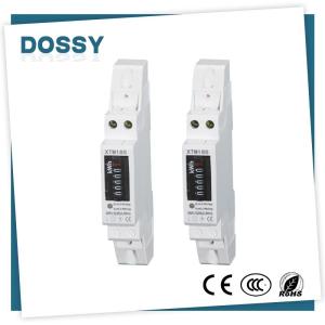 China Hot Selling Single Phase DIN Rail Digital Energy Meter wholesale