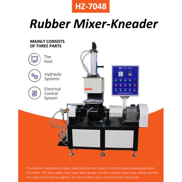 Rubber Mixer Machine 25/35/55/75L Capacity Hydraulic Internal Mixer Rubber Kneader Rubber Mixing Equipment