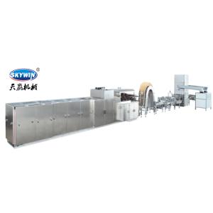 SGS Approved Complete Wafer Biscuit Making Machine  For Factory