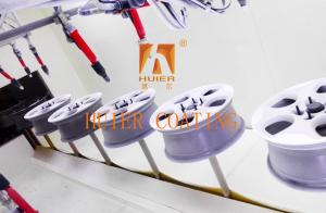 Electromagnetic Induction Melting Furnace Electrostatic Painting Line For Aluminum Wheel Production