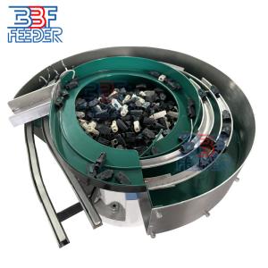 China Rotary Vibratory Bowl Feeder Plastic Parts Two Lanes Vibrating Feeding Machine wholesale