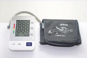 Bluetooth Digital Blood Pressure Machine with 70*55 mm Large LCD size and Grey Cuff