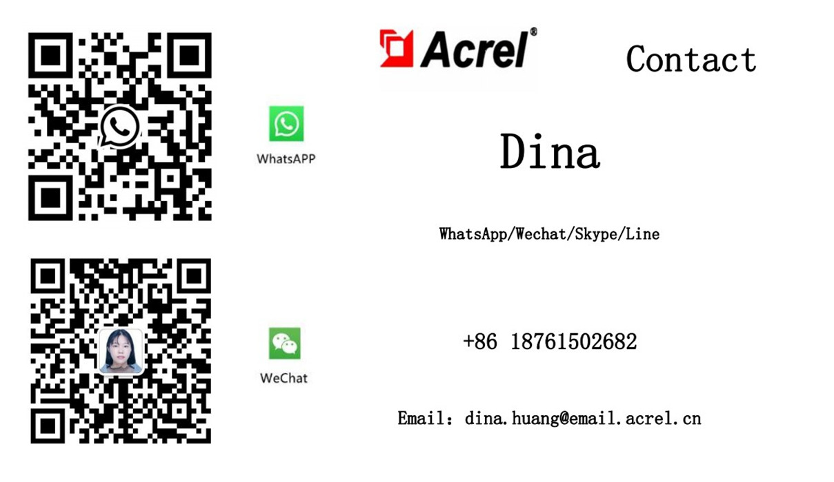 Acrel battery Powered 470 mhz Wireless Temperature Monitor For Cabinet