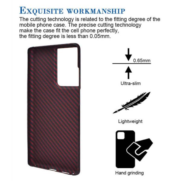 Aramid Fiber Phone Case For Samsung S21 Ultra Carbon Fiber Case