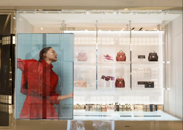 3000nits P3.91-7.81 Indoor HD High Brightness Transparent Advertising Led Screens