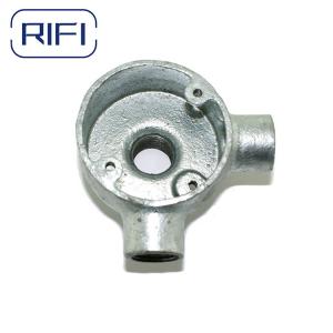 China OEM Galvanized Steel Pipe Fittings For Construction Malleable Iron Junction Box wholesale