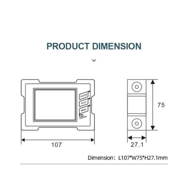 DMI810 Single Axis High Accuracy Digital Inclinometer LCD Magnetic