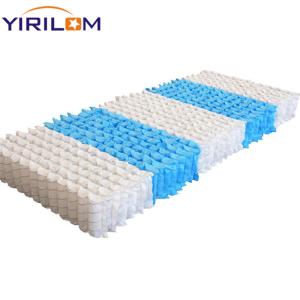 China Customize 1.8mm Double Size 1-3-5-7 Zone Pocket Spring Unit For Mattress wholesale