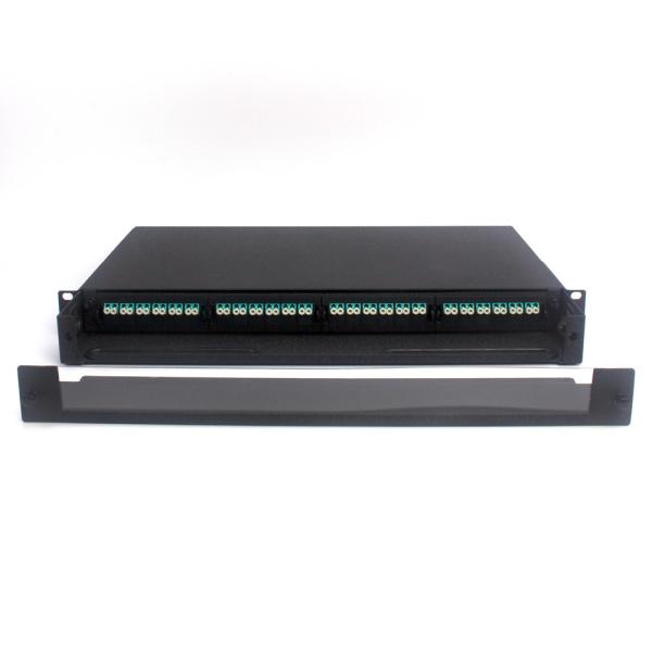 Quality 1U 96 Fibers MPO MTP Cassette Module Fiber Patch Panel for sale