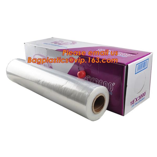PVC Cling Film Plastic Wrap 30CM X 400M Cheap Food Wrap Film, Pvc Cling Film Jumbo Roll, 11 micron pvc stretch food wrap