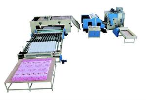 Automatic Cotton Textile Polyester Glue Free Wadding Production Line
