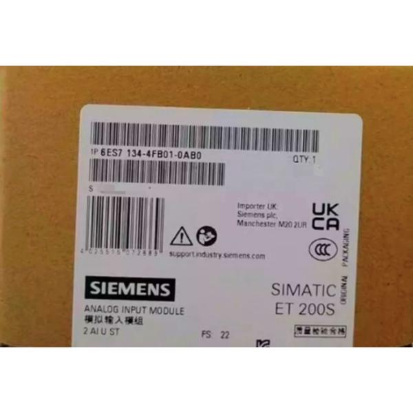 Quality SIEMENS 6ES7134-4FB01-0AB0 SIMATIC DP, ELECTRONICS MODULE FOR ET 200S, 2 AI STANDARD U 15 MM WIDTH, +/-10V; 13 BIT for sale
