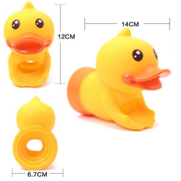 Eco-friendly Duck Faucet Extender Cute Design Safety Protective , Bathtub Faucet Extender
