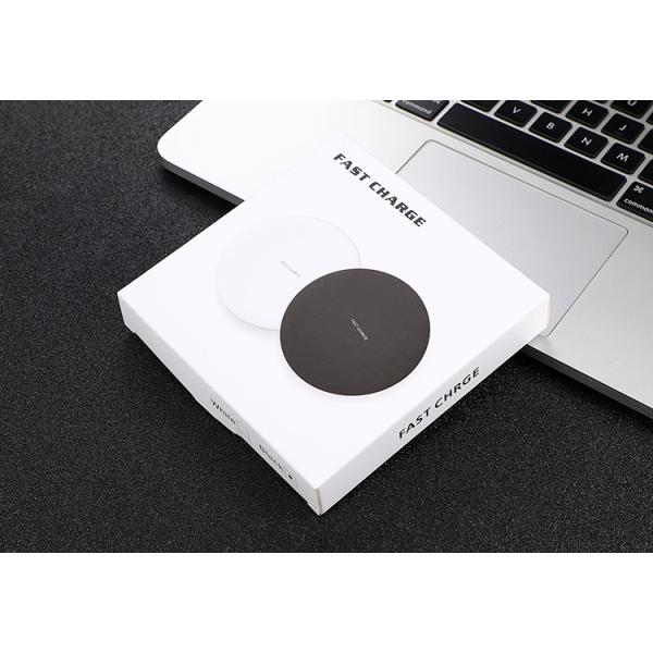 QI Fast Wireless Mobile Charger For IPhone X / 8 Lithium Battery CE FCC