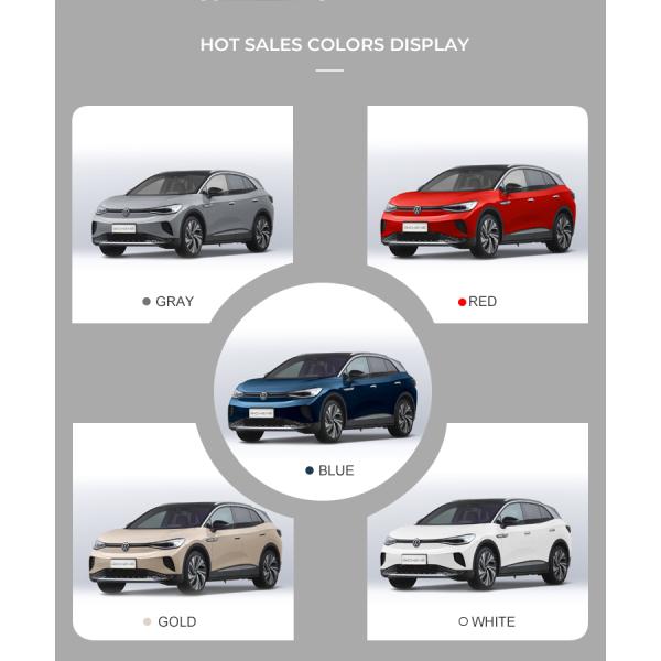 5 Door 5 Seat SUV Volkswagen Id 4 Crozz Four Wheel Drive Electric Cars EV 160km/H