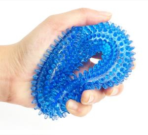 China Donut Shape Squeaky Pet Chew Toys For Dog Training Fetching Teething wholesale