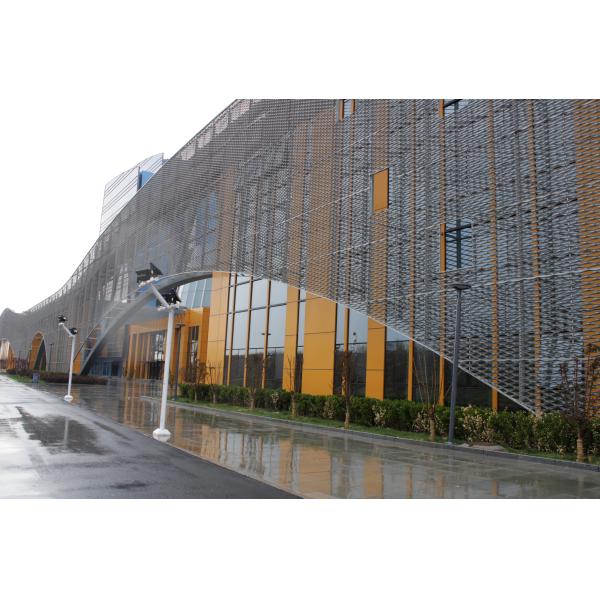 Sound - Proof Aluminum Expanded Mesh Sheet For Building Cladding Facade