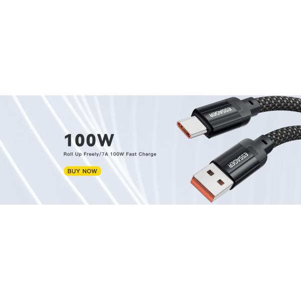 Magnetic Absorption Charging Cable Type C USB C to USB Cable 100W ES-X55 Series