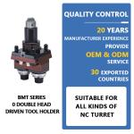 Tool Holder for CNC Turing Milling Lathe tool block BMT Series Double Head