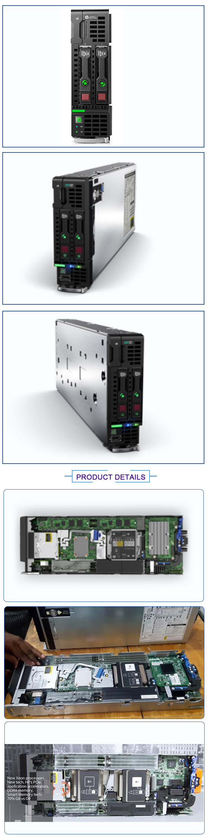 Affordable HPE ProLiant BL460c Gen9 Server with 10 Gb HPE 536FLB Network Controller