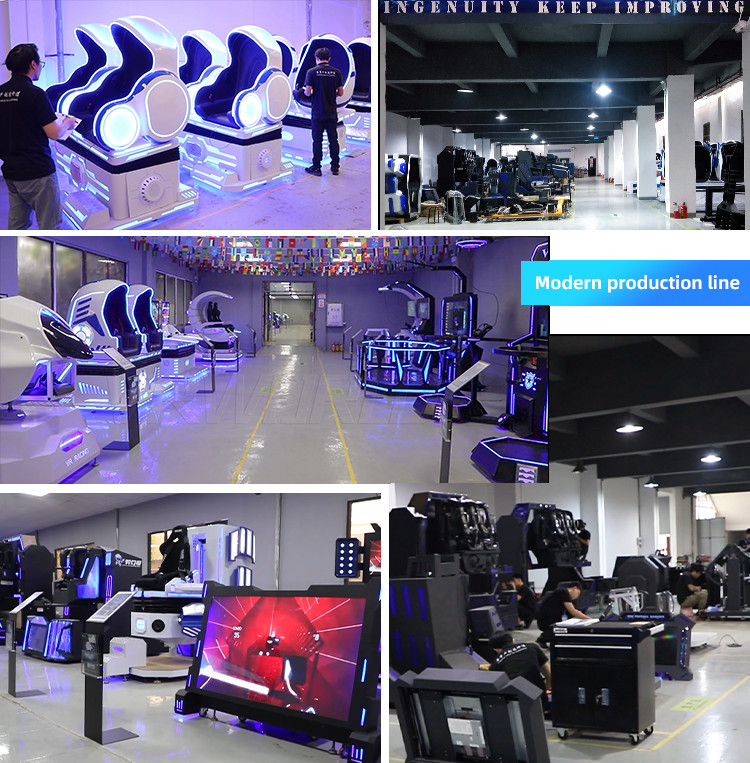 Dancing Music Game VR Shooting Simulator With 65 Inch Big Screen