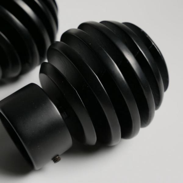 Quality Paint Treatment Aluminum Alloy Adjustable Curtain Rod Knobs for sale