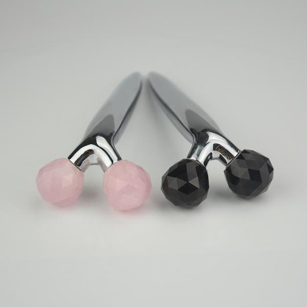 47mm*160mm 3d V Shape Anti Aging Jade Roller For Forehead Wrinkles