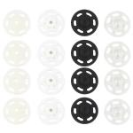 Plastic Polyester Snap Button Transparent Resin Buttons For set