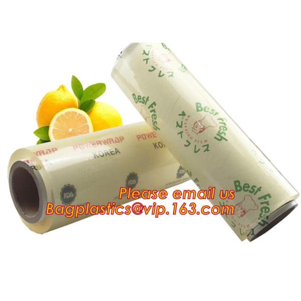 PVC Cling Film Plastic Wrap 30CM X 400M Cheap Food Wrap Film, Pvc Cling Film Jumbo Roll, 11 micron pvc stretch food wrap