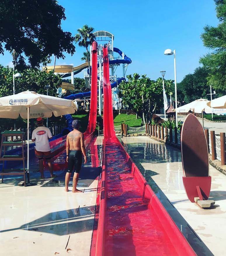 Hold Up 300kg Water Park Slide Amusement Water Park Rides