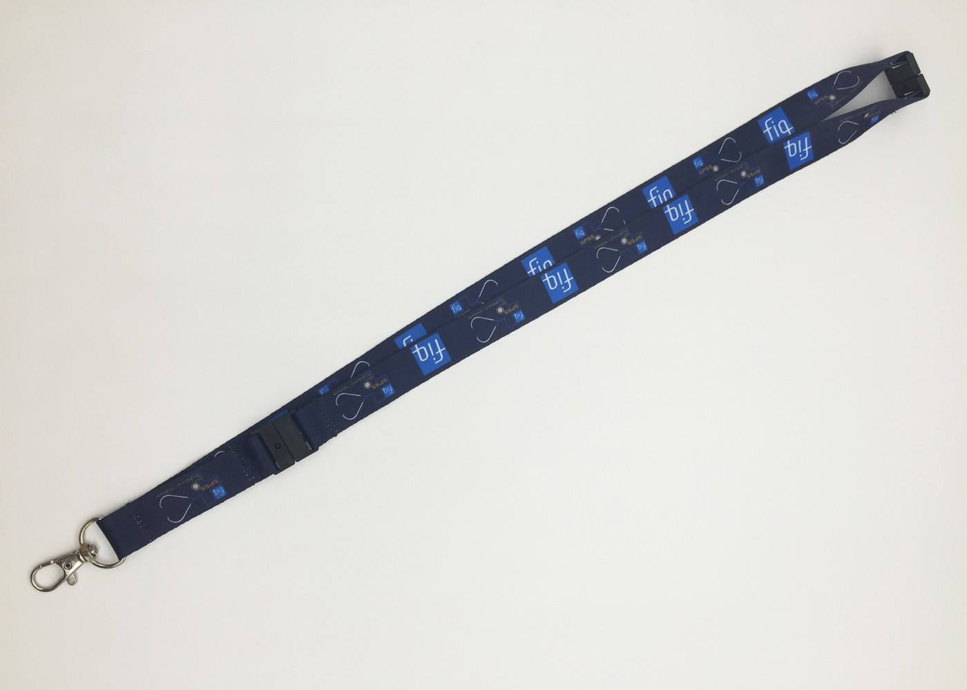 Flat personalized printed funny polyester lanyards with customized logo