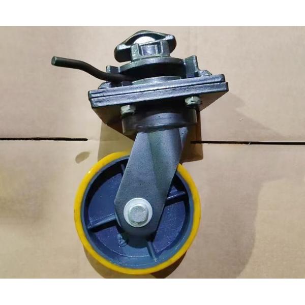 Tare Weight 26kg Heavy Duty Portable ISO Shipping Container Caster Wheels for Dynamic Load and Lockable Swivel Castor