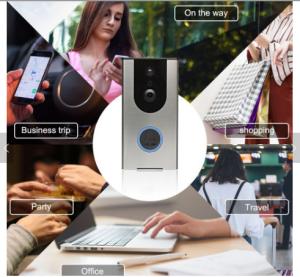 Wifi doorbell camera for apartments motion detection no battery  wifi doorbell ip camera for iOS and Android System