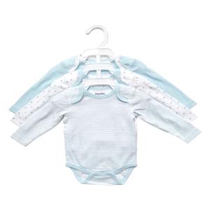 China Snap Button Closure 100% Cotton Baby Rompers for in Autumn Long Sleeve and 0-3 Months wholesale