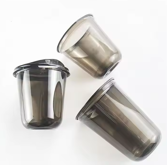 Takeaway Disposable 8oz 9oz 10oz 12oz 16oz 20oz 24oz Branded Logo Custom Printed Clear Plastic PET Cups