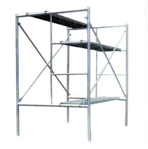 China Construction Steel Ladders Hdg H Frame Scaffolding Co2 Arc Welding on sale