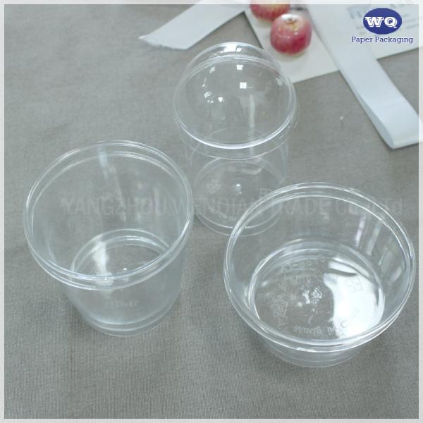 3oz Mini Dessert Cups with Lids & Spoons, Shooter - Clear Plastic Parfait Appetizer Cup - Small Reusable Cups
