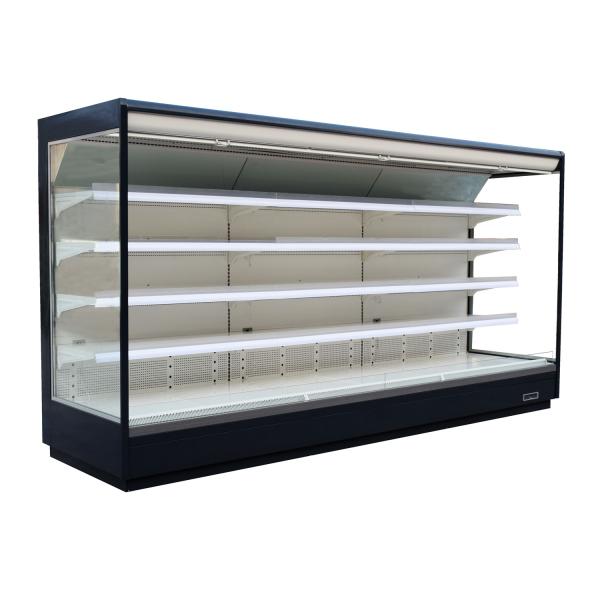 Quality Free Standing Open Display Fridge , Commercial Beverage Cooler Refrigerator for sale