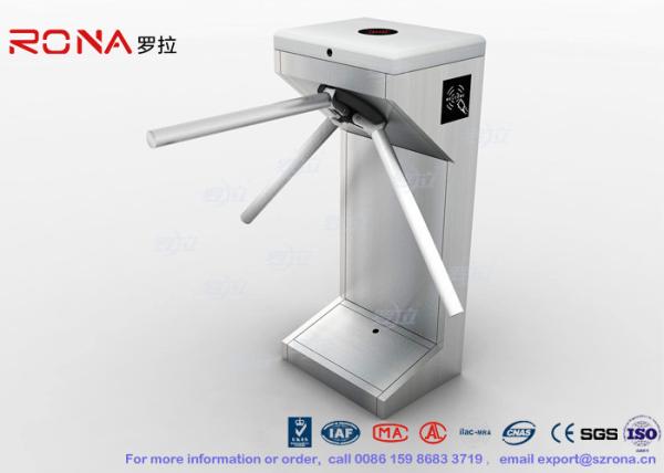 Quality Semi - Automatic Vertical Tripod Turnstile Entrance For Security System for sale