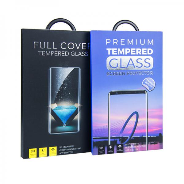 Quality Foil Stamping Paper Tempered Glass Screen Protector Packaging Offset Printing for sale