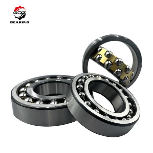 Chrome Steel Material 2203 Steel Cage Double Row Self-aligning Ball Bearing 17x40x16mm