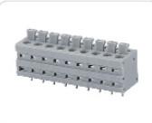 Compact Design Panel Mount Pluggable Terminal Block Brass And Tin Coated